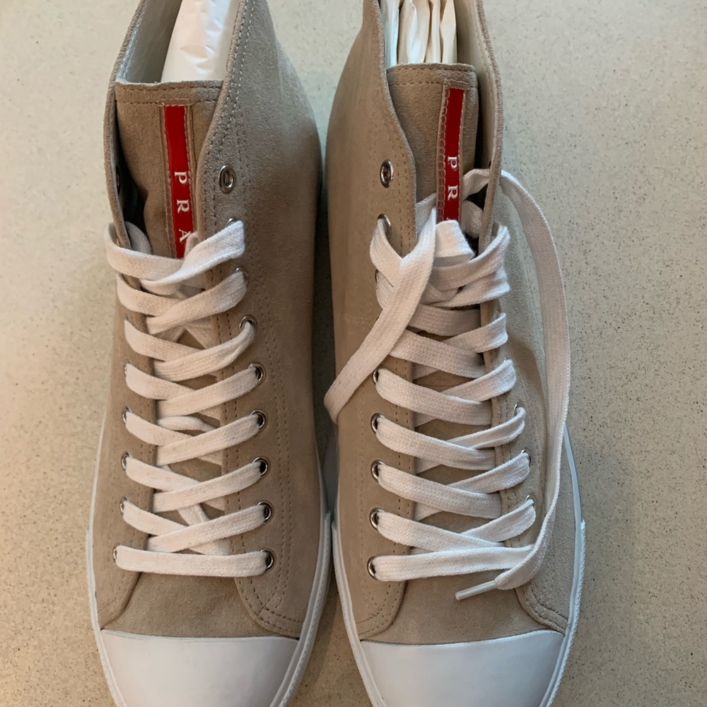Vintage Prada Suede Sneakers, like new condition